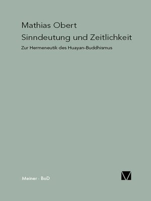 cover image of Sinndeutung und Zeitlichkeit